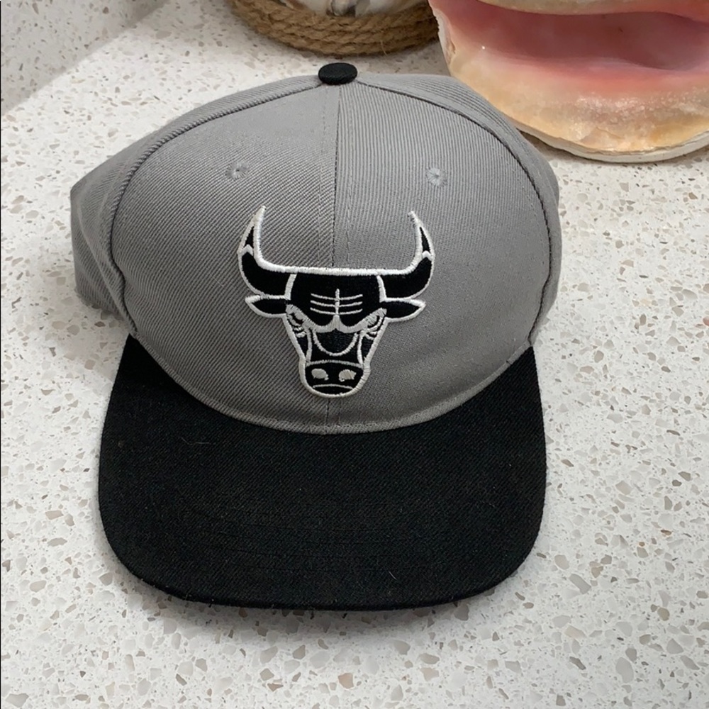 Mitchell & Ness Chicago Bulls Gray Hat